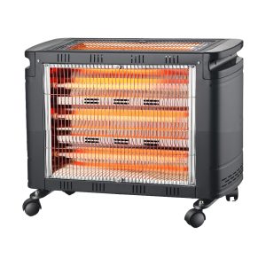 مدفأة كهربائية هايلوجين  كونتي - لون أسود